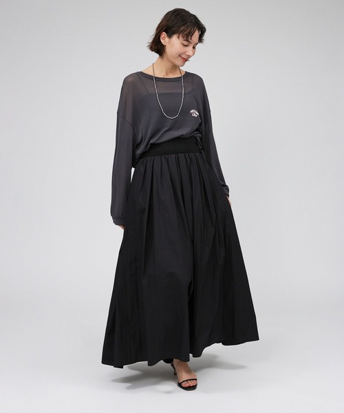 BABYLONE（バビロン）の「タイプライターボリュームスカート（スカート・レディース・ホワイト/ブラック・38inch/36inch）」の16枚目の写真