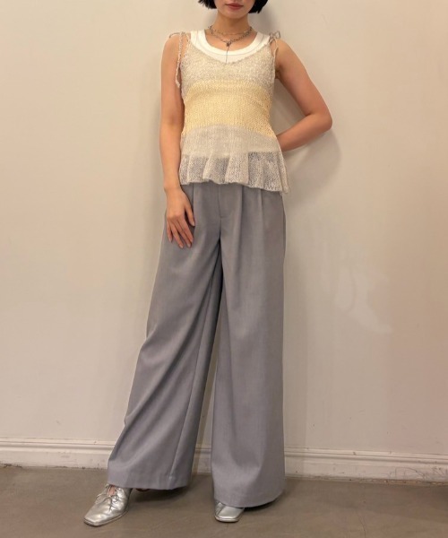 キャミソール crochet border camisole セール】crochet border camisole（キャミソール）｜HONEY MI