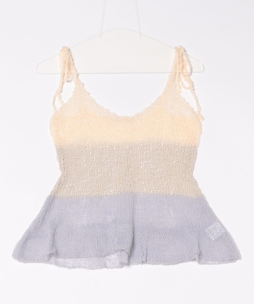セール】crochet border camisole（キャミソール）｜HONEY MI