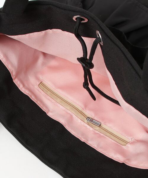 paravion（パラビオン）の「フリルキャンバスバッグ（トートバッグ・レディース・ホワイト/ブラック・FREE）」の11枚目の写真