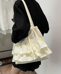 paravion | フリルキャンバスバッグ(トートバッグ)
