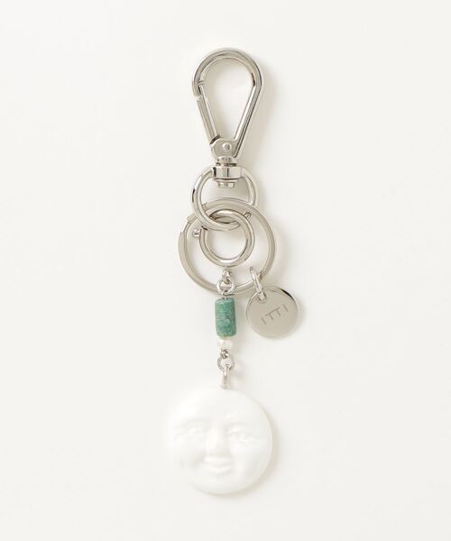 ITTI（イッチ）の「ITTI/イッチ/Art by masasculp LUCKEY CHARM / FACE FEVE/ITTI-GOODS-072（キーホルダー・メンズ・ホワイト/ブラック・F）」の2枚目の写真