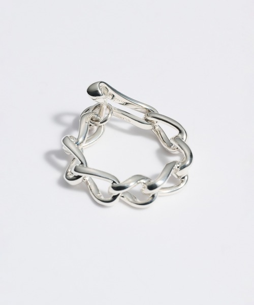 LAMBDA(ラムダ)の「ラムダチェーンリング(リング・メンズ・シルバー系その他・#9/#11/#13/#15/#17/#19)」の3枚目の写真