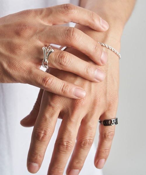 LAMBDA(ラムダ)の「ラムダチェーンリング(リング・メンズ・シルバー系その他・#9/#11/#13/#15/#17/#19)」の9枚目の写真