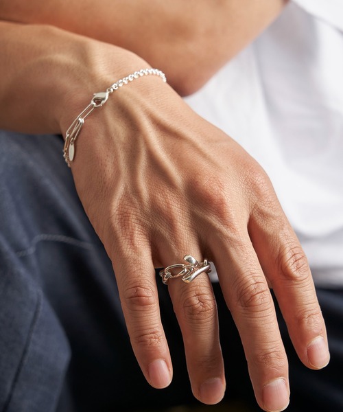 LAMBDA(ラムダ)の「ラムダチェーンリング(リング・メンズ・シルバー系その他・#9/#11/#13/#15/#17/#19)」の7枚目の写真