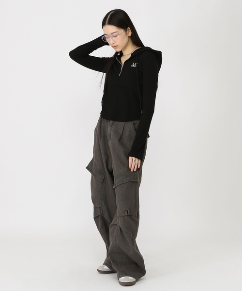 3.3 Field Trip （3.3フィールドトリップ）の「3.3 Field Trip／ビンテージカーゴパンツ（カーゴパンツ・レディース・パープル/その他1/ブルー/ブラック・MEDIUM/SMALL）」の17枚目の写真