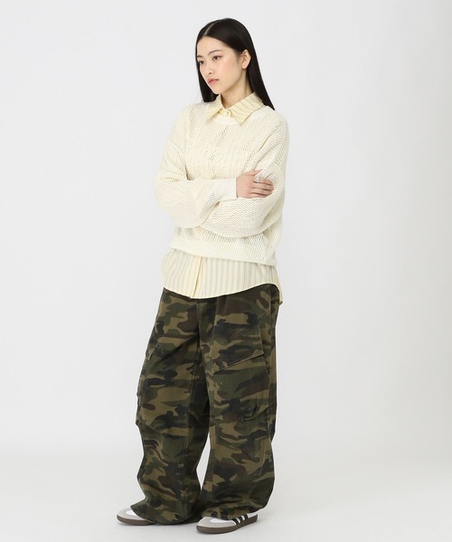 3.3 Field Trip （3.3フィールドトリップ）の「3.3 Field Trip／ビンテージカーゴパンツ（カーゴパンツ・レディース・パープル/その他1/ブルー/ブラック・MEDIUM/SMALL）」の7枚目の写真