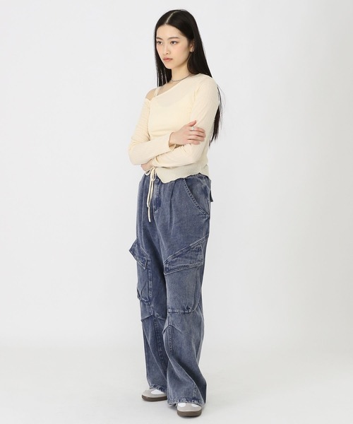 3.3 Field Trip （3.3フィールドトリップ）の「3.3 Field Trip／ビンテージカーゴパンツ（カーゴパンツ・レディース・パープル/その他1/ブルー/ブラック・MEDIUM/SMALL）」の22枚目の写真