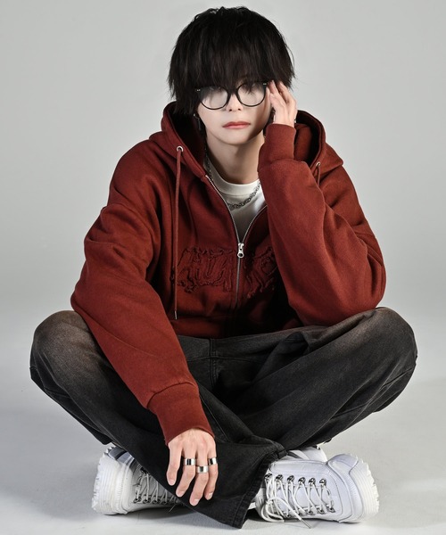 ADRER（アドラー）の「UV cut prettier sunglasses / UVカットプリティアサングラス（メガネ・メンズ・ブラック系1/シルバー系1/ブルー系1/ブラウン系1/ブラック系2/ブラック系3/シルバー系2/クリア・FREE）」の22枚目の写真