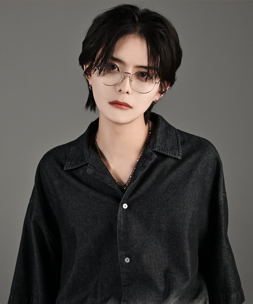 ADRER（アドラー）の「UV cut prettier sunglasses / UVカットプリティアサングラス（メガネ・メンズ・ブラック系1/シルバー系1/ブルー系1/ブラウン系1/ブラック系2/ブラック系3/シルバー系2/クリア・FREE）」の10枚目の写真