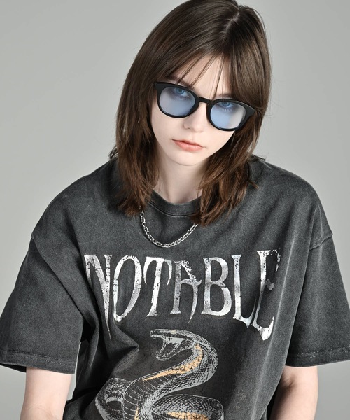 ADRER（アドラー）の「UV cut prettier sunglasses / UVカットプリティアサングラス（メガネ・メンズ・ブラック系1/シルバー系1/ブルー系1/ブラウン系1/ブラック系2/ブラック系3/シルバー系2/クリア・FREE）」の9枚目の写真