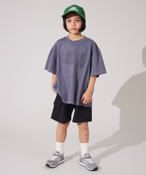 PAIRMANON STREET（ペアマノンストリート）の「【PAIRMANON STREET】選べる6色 ショート カーゴ パンツ 無地 カモフラ レオパード（カーゴパンツ・キッズ・カーキ/ホワイト/ブラウン/マスタード/ベージュ/ブラック・110/150/130/160/140/100/90/120）」の14枚目の写真