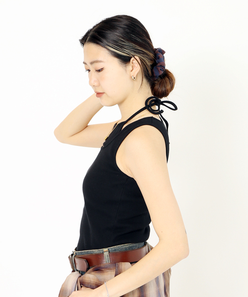 JOINT WORKS（ジョイントワークス）の「デザインタンクトップ（タンクトップ・レディース・グレー/ブラック/ホワイト・FREE）」の5枚目の写真