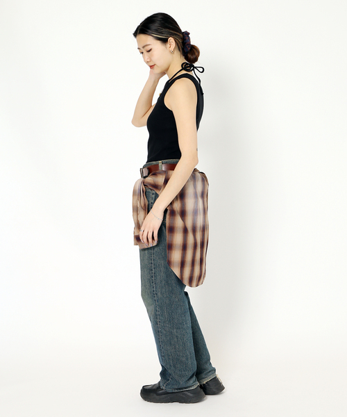 JOINT WORKS（ジョイントワークス）の「デザインタンクトップ（タンクトップ・レディース・グレー/ブラック/ホワイト・FREE）」の8枚目の写真