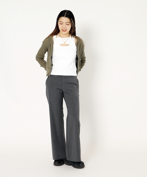 JOINT WORKS（ジョイントワークス）の「デザインタンクトップ（タンクトップ・レディース・グレー/ブラック/ホワイト・FREE）」の13枚目の写真