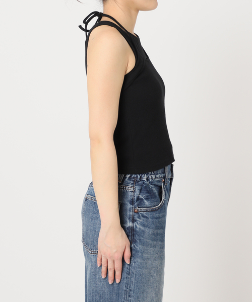 JOINT WORKS（ジョイントワークス）の「デザインタンクトップ（タンクトップ・レディース・グレー/ブラック/ホワイト・FREE）」の19枚目の写真