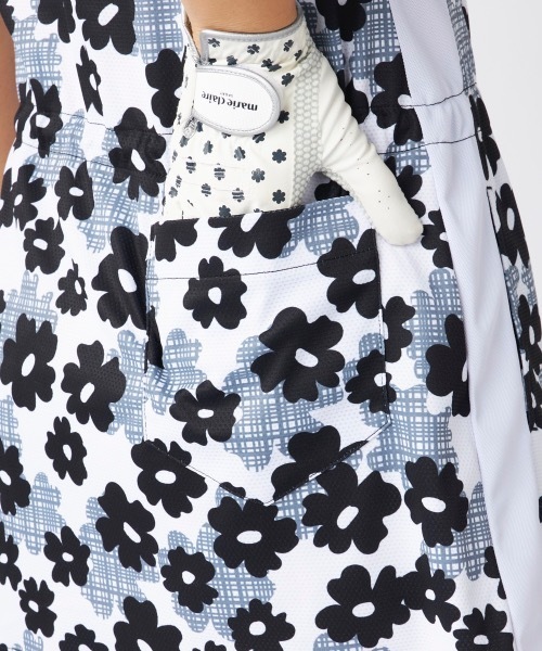 marie claire ゴルフ　レディース花柄ワンピース Marie Claire ワンピース 「marie claire/マリ.クレール
