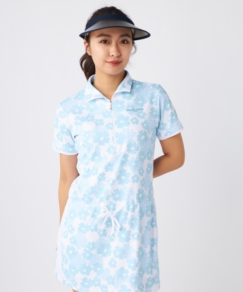 marie claire ゴルフ　レディース花柄ワンピース Marie Claire ワンピース 「marie claire/マリ.クレール