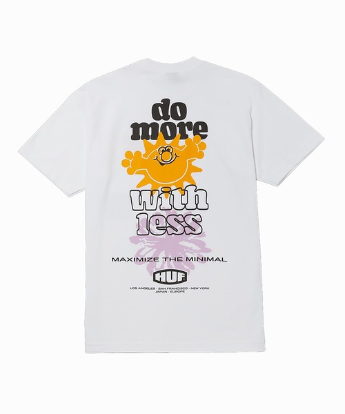 HUF（ハフ）の「【 HUF / MAXIMIZE S/S TEE 】-　ハフ マキシマイズ ショート スリーブ Tシャツ（Tシャツ/カットソー・メンズ・ホワイト/ウィート・S/M/L）」の3枚目の写真