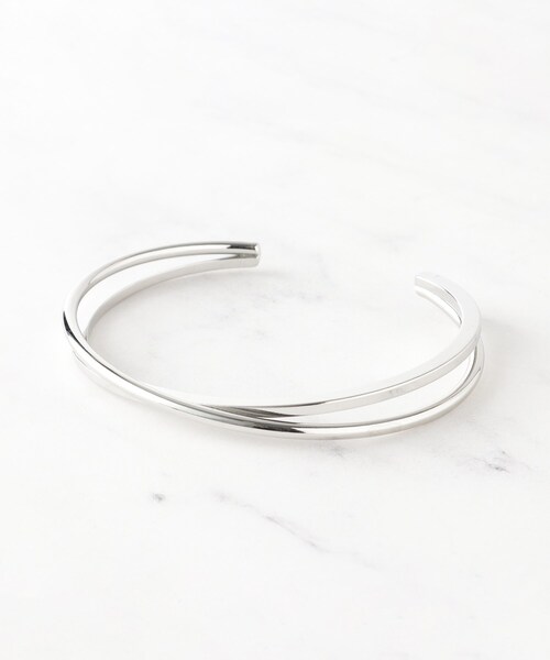 TAKEO KIKUCHI（タケオキクチ）の「アクセント アソートバングル（ブレスレット・メンズ・シルバー/シルバー系/シルバー系1/シルバー系2/シルバー系3・00）」の3枚目の写真