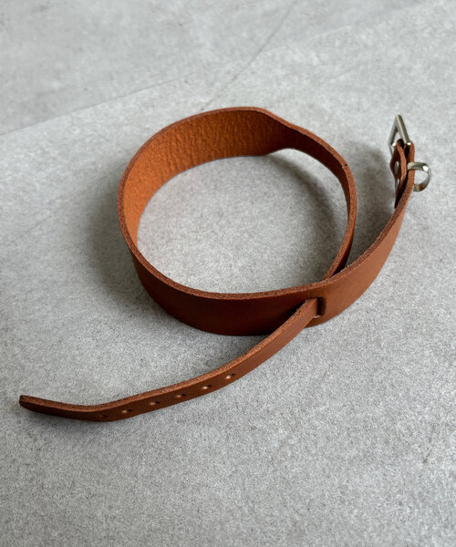 DouDou(ドゥドゥ)の「レザーベルトブレス(ブレスレット・レディース・ブラック/ダークブラウン/キャメル・FREE)」の13枚目の写真