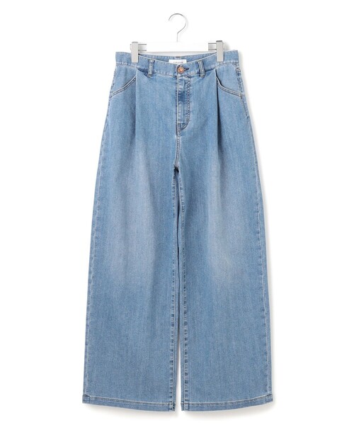 23区DENIM サマー タック ワイド パンツ 23区 【Oggi6月号掲載/接触冷感】23区DENIM サマー タック