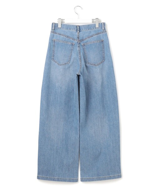 Oggi6月号掲載/接触冷感】23区DENIM サマー タック ワイド
