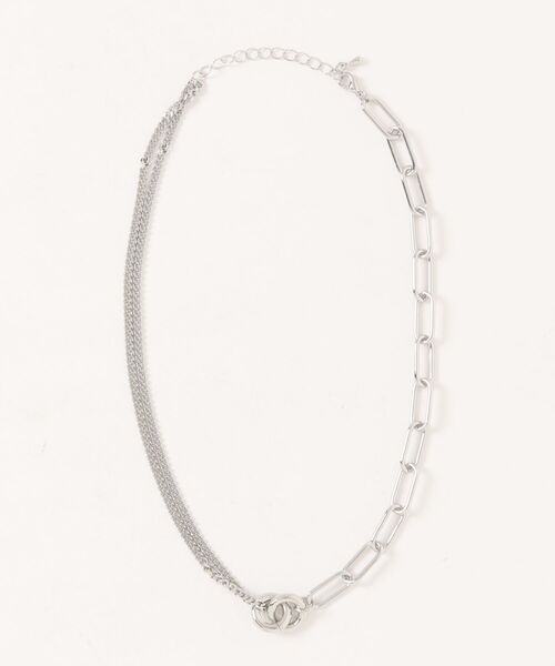 PAGEBOY（ページボーイ）の「Ｗリングチェーンネックレス（ネックレス・レディース・シルバー/ゴールド・FREE）」の11枚目の写真