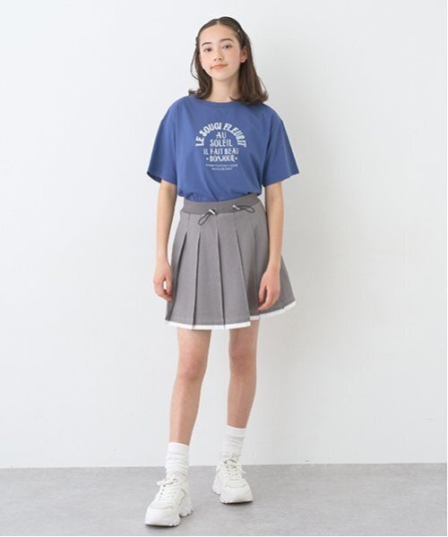 ◆s_mum228◆pom ponetteサイドプリーツスカート　160 ◇s_mum228◇pom ponetteサイドプリーツスカート 160 楽天市場