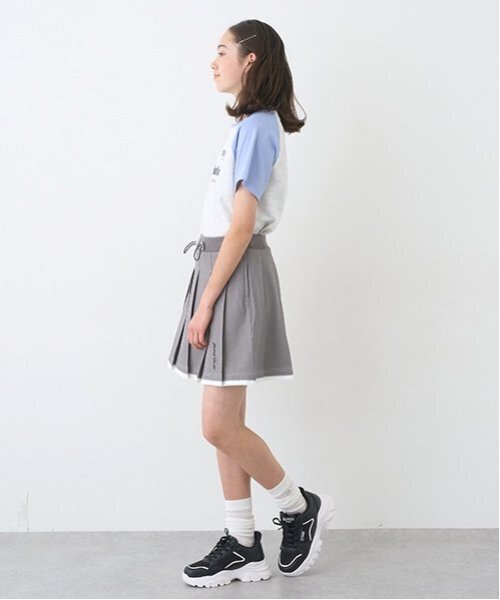 ◆s_mum228◆pom ponetteサイドプリーツスカート　160 ◇s_mum228◇pom ponetteサイドプリーツスカート 160 楽天市場