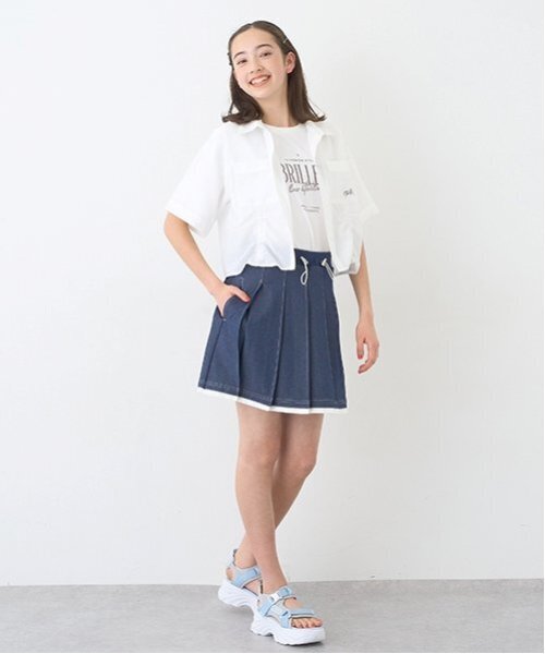 ◆s_mum228◆pom ponetteサイドプリーツスカート　160 楽天市場】ポンポネットジュニア(pom ponette junior)＊サイド