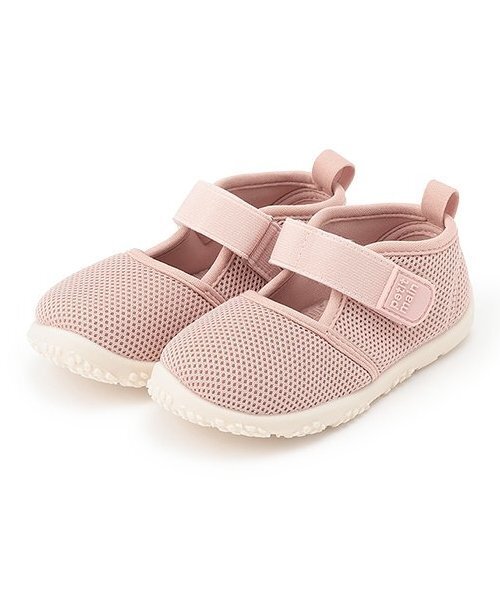 petit main（プティマイン）の「メッシュストラップサンダル（サンダル・キッズ・ブラック/ライトピンク・16cm/15cm/17cm/18cm）」の2枚目の写真