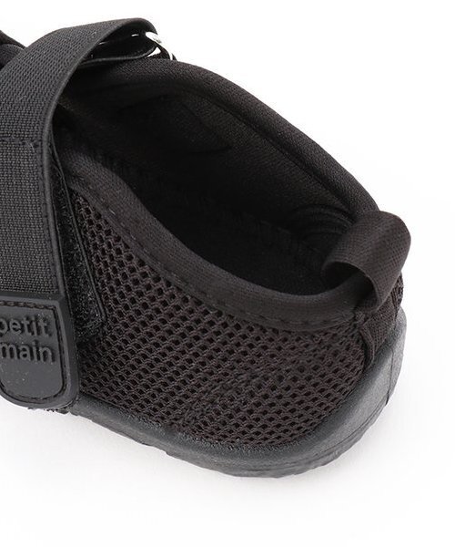 petit main（プティマイン）の「メッシュストラップサンダル（サンダル・キッズ・ブラック/ライトピンク・16cm/15cm/17cm/18cm）」の4枚目の写真