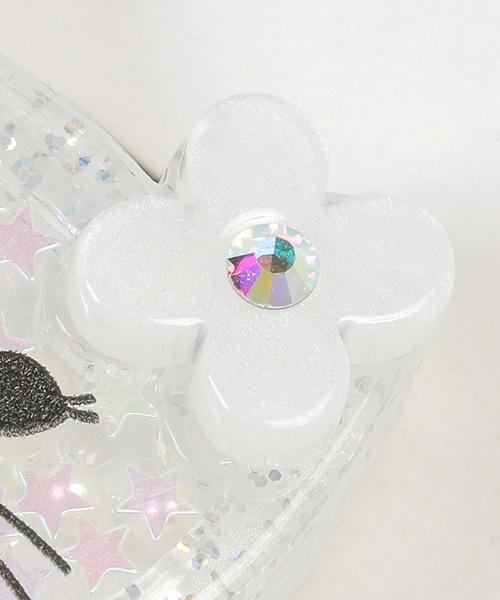 ANNA SUI mini(アナスイ・ミニ)の「アクリルネコヘアクリップ【日本製】(バレッタ/ヘアクリップ・キッズ・ホワイト・F)」の3枚目の写真