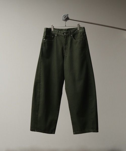 ワイドバレルレッグ フェイドカラーデニムパンツ（デニムパンツ）｜Art