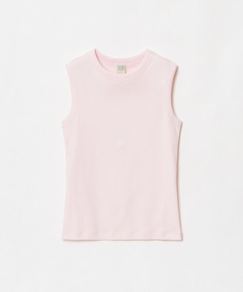 allureville(アルアバイル)の「【FLORE FLORE(フローレフローレ)】ESME TANK(Tシャツ/カットソー・レディース・ライトピンク/ホワイト/レッド・1)」の3枚目の写真