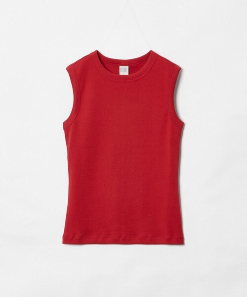 allureville(アルアバイル)の「【FLORE FLORE(フローレフローレ)】ESME TANK(Tシャツ/カットソー・レディース・ライトピンク/ホワイト/レッド・1)」の1枚目の写真