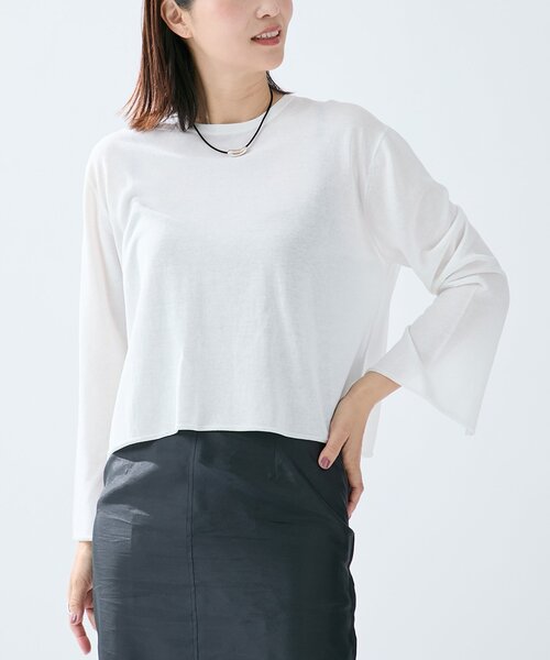 3万✨VERMEIL par iena ICE Feel Cotton Knit VERMEIL par iena（ヴェルメイユパーイエナ）の「ICE Feel Cotton Knit