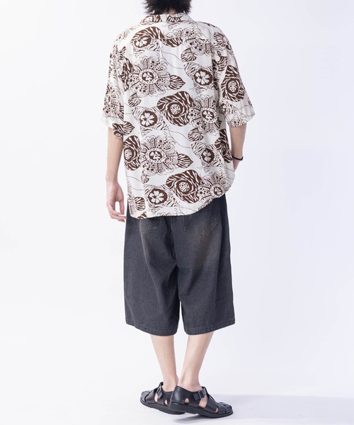 JOHN'S CLOSET（ジョンズクローゼット）の「【t】12Oz ブラストオーバーダイ デニムハーフパンツ（デニムパンツ・メンズ・ブラック/ブルー/チャコールグレー/ネイビー・MEDIUM/LARGE）」の22枚目の写真