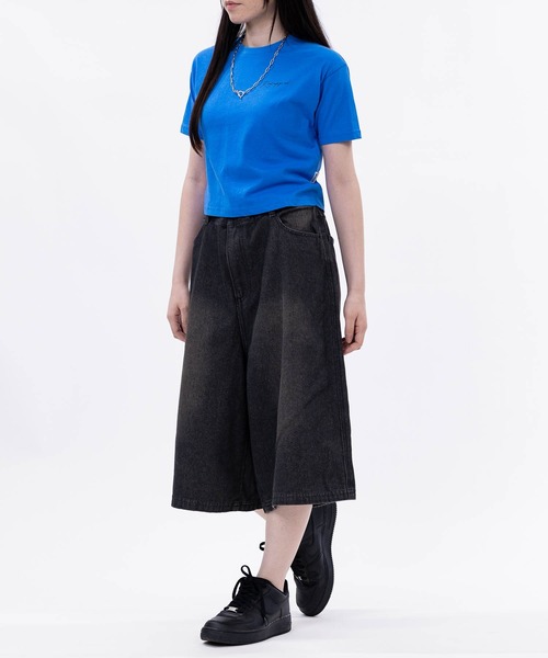 JOHN'S CLOSET（ジョンズクローゼット）の「【t】12Oz ブラストオーバーダイ デニムハーフパンツ（デニムパンツ・メンズ・ブラック/ブルー/チャコールグレー/ネイビー・MEDIUM/LARGE）」の12枚目の写真