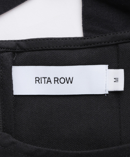 RITA ROW(リタロウ)の「【RITA ROW/ リタロウ】OYSTER DRESS:ワンピース(ワンピース・レディース・ブラック・MEDIUM)」の9枚目の写真