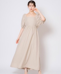 NOELA | バックリボンマキシワンピ(ワンピース)