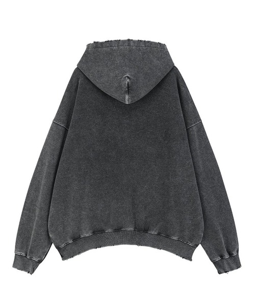 SUPPLIER（サプライヤー）の「SUPPLIER/サプライヤー Vintage Wash College Logo Hoodie カレッジロゴ フーディ―（パーカー・メンズ・チャコール/パープル・XL/L/M）」の4枚目の写真