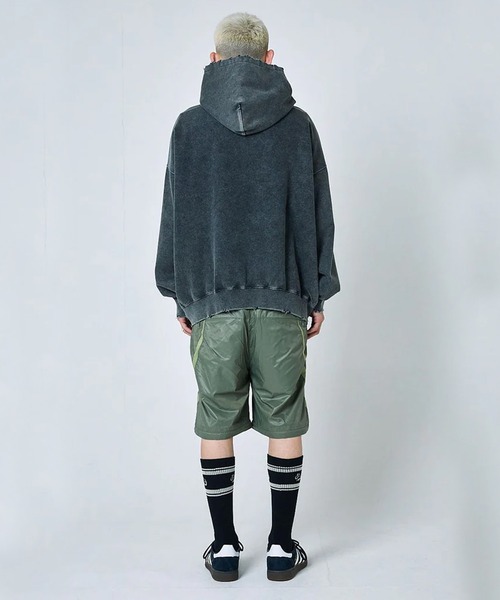 SUPPLIER（サプライヤー）の「SUPPLIER/サプライヤー Vintage Wash College Logo Hoodie カレッジロゴ フーディ―（パーカー・メンズ・チャコール/パープル・XL/L/M）」の7枚目の写真