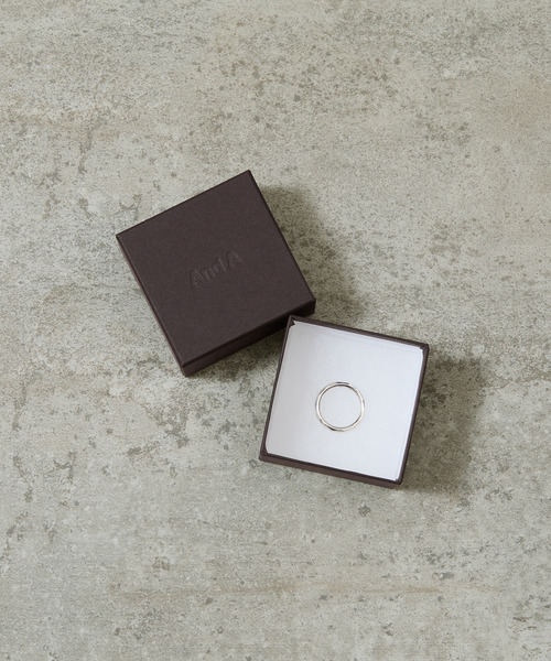 And A（アンドエー）の「And A アンドエー / SILVER925 TEXTURED CIRCLE RING シルバー925テクスチャーサークルリング / AA-A25U003（リング・メンズ・シルバー・15号/17号/19号/11号/13号）」の9枚目の写真