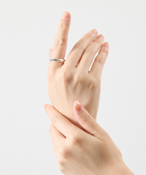 And A（アンドエー）の「And A アンドエー / SILVER925 TEXTURED CIRCLE RING シルバー925テクスチャーサークルリング / AA-A25U003（リング・メンズ・シルバー・15号/17号/19号/11号/13号）」の10枚目の写真