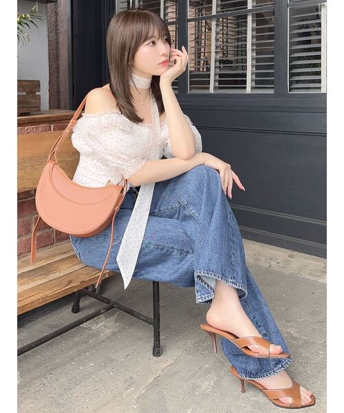 dazzlin(ダズリン)の「ネックピース付チュールブラウス(シャツ/ブラウス・レディース・ブルー/ライトグレー/ピンク・FREE)」の17枚目の写真