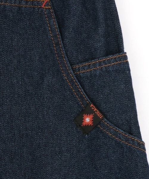 チチカカ（チチカカ）の「デニム切替テーパードパンツ（その他パンツ・レディース・オフホワイト/ブラック/インディゴブルー・FREE）」の16枚目の写真