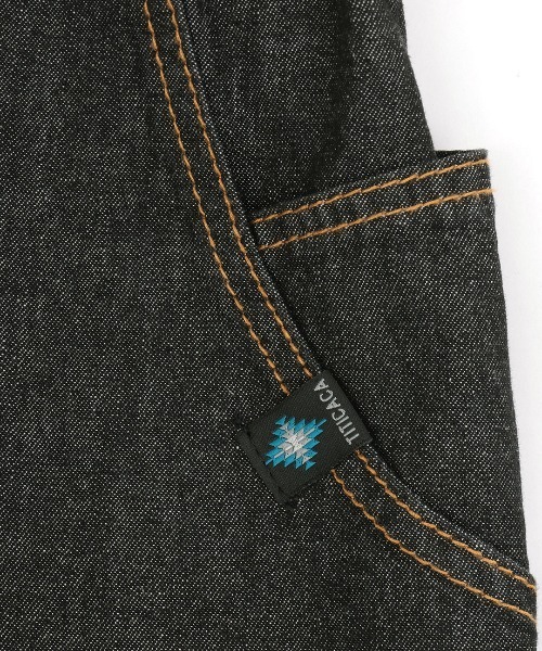 チチカカ（チチカカ）の「デニム切替テーパードパンツ（その他パンツ・レディース・オフホワイト/ブラック/インディゴブルー・FREE）」の15枚目の写真