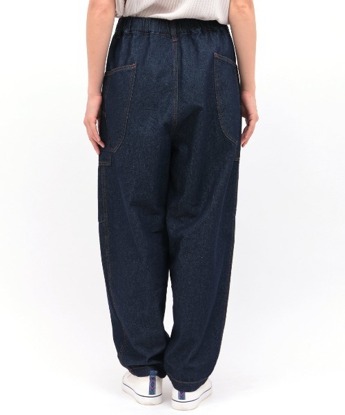 チチカカ（チチカカ）の「デニム切替テーパードパンツ（その他パンツ・レディース・オフホワイト/ブラック/インディゴブルー・FREE）」の8枚目の写真